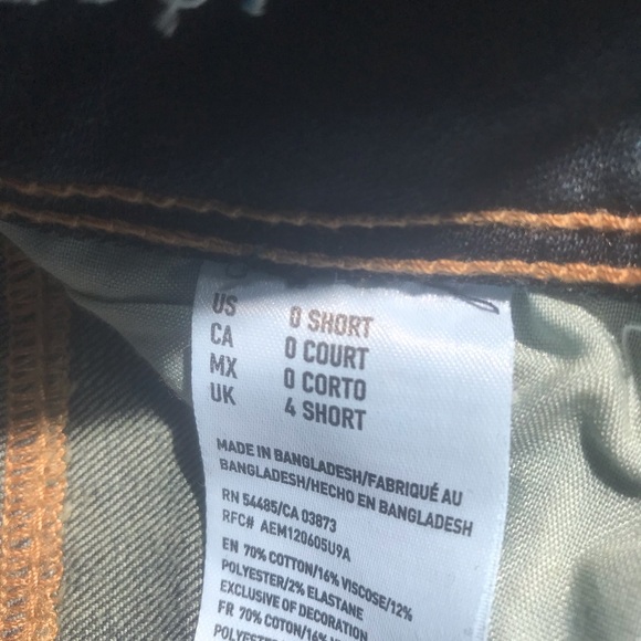 American outfitters flare skinny jeans 0 Short - Picture 2 of 6